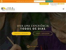 Tablet Screenshot of luzeoliveira.com.br